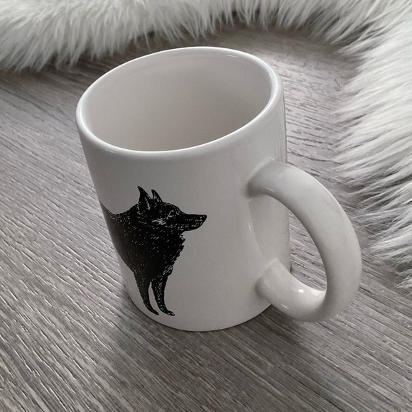 🐾 CINDY FARMER Vintage 1990 Schipperke Dog Coffee Mug Hand Decorated - Picture 3 of 6